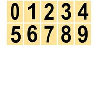 1 Pièce De Chiffres Réfléchissants for Boîte Aux Lettres - Numéros D'adresse for Boîte Aux Lettres, Trois Couleurs Et Tailles, for Lettres Personnalisées À Décorer, Fenêtre, Porte(Black,3Inch)