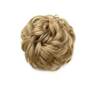1 pièce de chouchous for cheveux bouclés et ondulés, postiches synthétiques for femmes Ponytail Extension(Strawberry Blonde)