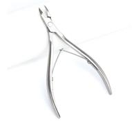 1 pièce de ciseaux à cuticules pour nail art, pince coupante, coupe-cuticules, manucure, pédicure, coupe en acier inoxydable, outils de soins, ciseaux à cuticules