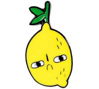 1 Pièce de Citron émail Pin Mignon dessin animé malheureux Citron Broches Bijoux Badge en Forme de Fruits Chemise Sac Épinglettes Pins Pratique And Clever