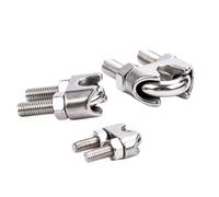 1 pièce de collier de serrage en acier inoxydable 304, en forme de U, for câble métallique, boulon et visserie, spécifications M2-M32(M16)