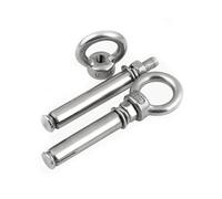 1 pièce de crochet à vis extensible en acier inoxydable, anneaux suspension, écrou amovible, boulon universel pivotant M6-M12(M8X1PCS)