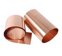 1 pièce de cuivre pur à 99,9% Cu, plaque métallique longue 1000 mm, comprimés, matériau for l'art du métal, épaisseur: 0,01,2 pour Bijoux DIY Artisanat Modèle Peinture(0.2X100X1000mm)