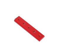 1 pièce de curseur en T for rainure en T M6/M8, écrou coulissant en alliage d'aluminium for outils de travail du bois, gabarits, vis, fixation(100mm red)