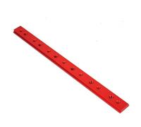 1 pièce de curseur en T for rainure en T M6/M8, écrou coulissant en alliage d'aluminium for outils de travail du bois, gabarits, vis, fixation(300mm red)