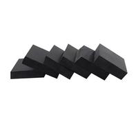 1 Pièce De Feuille De Silicone 10mm 15mm 20mm 50mm Feuilles De Caoutchouc Noir Tampon De Joint D'amortissement, 50x50mm 100x100mm 200x200mm Plaque Carrée En Caoutchouc Absorbant Les Chocs(100mmx100mmx