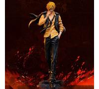 1 pièce de figurine ONE PIECE Anime Sanji en cape de 22 cm/8,66 pouces, figurine d'action Nika GEAR5, figurine PVC pour décoration de pièce, collection pour adulte, modèle de poupée, jouets, cadeaux d