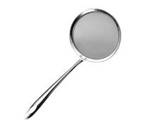 1 pièce de filtre cuisine en acier inoxydable 304, écumoire à graisse, cuillère mailles fines, passoire huile, filet for aliments frits, gadgets(S)