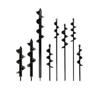 1 pièce de foret hélicoïdal de jardin à tige hexagonale for jardinage, literie, plantation, outils de creusement de trous de poteau(5x45cm)