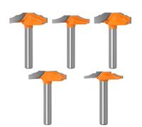 1 pièce de fraise à bois for cadre porte, tige 6 mm, for gravure, profilé, armoire, importée(5PCS 6mm shank)