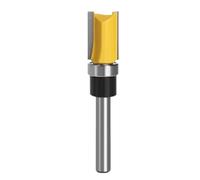1 pièce de fraise à queue 1/4, affleurer, droite, mortaiser, bois(6.35x12.7x20mm)