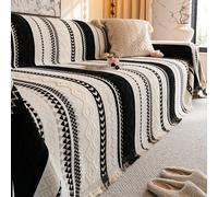 1 pièce de housse de canapé en jacquard de chenille tout-saison, style minimaliste moderne, anti-salissures, anti-dérapante et anti-poussière pour animaux de compagnie. Protecteur de canapé résistant