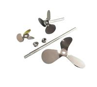 1 pièce de laboratoire en acier inoxydable de 40 mm à 120 mm de diamètre, hélice à trois pales, agitateur et disperseur avec écrou, lame et tige, à choisir séparément(OD 120mm Blade)