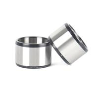 1 pièce de manchon en acier pour roulement, bague d'essieu résistante à l'usure, entretoise de guidage, diamètre intérieur 21/22/23/24/25 mm,25x30x8mm,IDxODxL