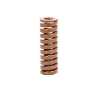 1 pièce de matrice de moulage à ressort hélicoïdal for estampage en spirale, diamètre extérieur 18 mm, diamètre intérieur 9 mm, longueur 20-55 mm(18x9x35mm,Brown)