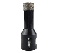 1 pièce de mèches de perçage diamantées brasées à sec M14 for carreaux de porcelaine, couronnes, granit, marbre (couleur: /, taille: 6mm)(14mm)