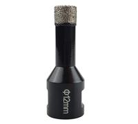 1 pièce de mèches de perçage diamantées brasées à sec M14 for carreaux de porcelaine, couronnes, granit, marbre (couleur: /, taille: 6mm)(12mm)