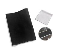 1 pièce de noir clé chiffon, avec 1 morceau de gris essuyer tissu, piano poussière chiffon de nettoyage, outil de musique clé essuyer tissu, instrument de musique chiffon de nettoyage