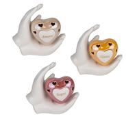 1 pièce de pensée cœur sur mains porcelaine bonbonnière 2026 idée cadeau décoration maison mariage anniversaire élégant complément décor (arc lumin 13 x h13 cm 3ass.)