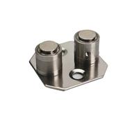 1 pièce de positionneur de porte coulissante pliante, poulie de guidage inférieure for porte en bois, butée de porte coulissante, localisateur de porte mobile(A5)