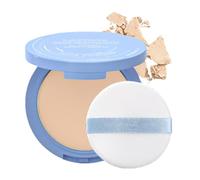 1 Pièce De Poudre De Maquillage Compacte Pour Le Visage, Poudre Pour Le Visage, Collection De Poudre Pressée Translucide, Poudre De Fond De Teint À Couverture Complète, Poudre Fixatrice Sous Les Yeux
