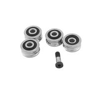 1 pièce de poulie à rouleaux de guidage de roulement à rainure en U for machine à broder à perles à double rangée SG66 6 * 22 * 10 sur 6MM(Only srew 6x18.5MM)