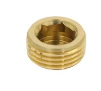 1 pièce de raccord de bouchon d'extrémité à tête hexagonale for tuyau en laiton, filetage mâle/femelle 1/8", 1/4", 3/8", 1/2", 3/4"(Plug,3/8")
