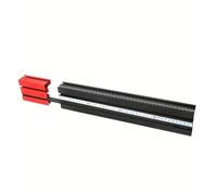 1 pièce de rail en T télescopique en aluminium de type 75 for toupie, rail à onglet for scie à table, rainure en T, 50-87 cm(A)