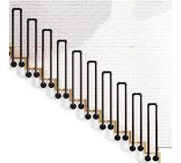 1 pièce de rambarde d'escalier Industrielle en Forme de U, Barre de Maintien latérale, Main Courante de sécurité pour lofts, balcons et couloirs, Tige de Support de 45 cm (17,7 po) pour Marc