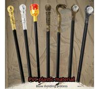 1 pièce de sceptre de serpent en plastique pour le cosplay, bâton de magicien roi pharaon égyptien, jouet à assembler (DIY), costume en PVC, boa, accessoire de bâton, boa en plumes blanches, Maléfique