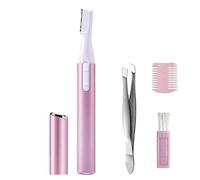 1 pièce de sourcil électrique coupe couteau avec 1 morceau de peigne à sourcils, 1 pièce de brosse de nettoyage et 1 pièce de sourcil coupe clip (à l'exclusion de l'énergie d'alimentation)