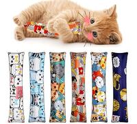 1 pièce de style aléatoire chat oreiller jouet long peluche bâton de kicker bâton pour chat d'intérieur jeu interactif félin exercice câlin accessoire câlin avec jolis motifs de dessin animé