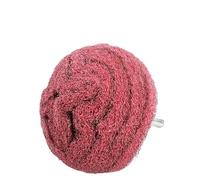 1 pièce de tampon à récurer, tête ponçage, polissage en fibre nylon, meule abrasive for perceuse, tige 6 mm, 2/3/4 pouces, 180#, 320# wanglan(1pc red,100X6mm)