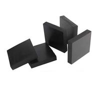 1 Pièce De Tampon D'amortissement En Caoutchouc Noir, Plaque Carrée En Caoutchouc Absorbant Les Chocs De 10 Mm, 15 Mm, 20 Mm, 50 Mm D'épaisseur(150mm x 150mm x 20mm)