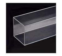 1 pièce de Tube carré en Acrylique de 330 mm de Longueur, for Fournitures de Jardin, Tuyau carré en Acrylique latéral de 10 à 100 mm, Conduit Creux, Tube Transparent en PMMA(30x30x2mm)