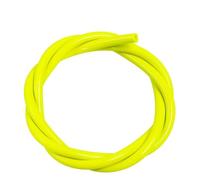 1 pièce de tube en caoutchouc de 1 mètre, tuyau souple résistant à l'eau en gel de silice de 2 mm * 4 mm(Yellow)