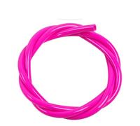 1 pièce de tube en caoutchouc de 1 mètre, tuyau souple résistant à l'eau en gel de silice de 2 mm * 4 mm(Pink)