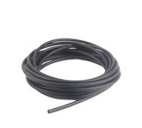 1 pièce de tube en caoutchouc de 1 mètre, tuyau souple résistant à l'eau en gel de silice de 2 mm * 4 mm(Gray)