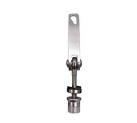 1 pièce de vis à dégagement rapide for tige de selle de vélo, boulon de broche M6 M8 40/50/55/60/65 mm, outil de pièces de cyclisme(M8x60mm Silver color)