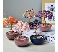 1 pièce Décoration d'arbre en cristal, décoration de table de Noël, cadeau de décoration pour la maison, ornement de bureau, faveur de fête, décoration de chambre, décoration de bureau, décoration de