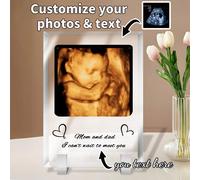 1 pièce Décoration personnalisée, un cadeau spécial pour le bébé qui est sur le point de naître ou qui est né, peut également être offert à des amis, des couples. Peut être placé dans la chambre, le s