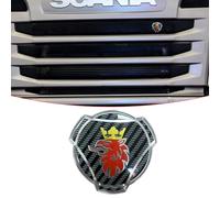 1 pièce d'emblème Griffin personnalisé pour calandre Avant de Camion Scania Emblème de Remplacement Accessoires extérieurs 1401610 (Carbone)
