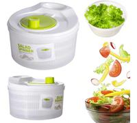 1 pièce Déshydrateur de salade de légumes et de fruits, fournitures de lavage et de préparation de salade de cuisine, essoreuse à fruits et légumes domestique, filtre manuel et essoreuse à salade Gris