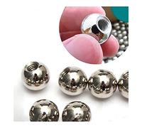1 pièce Diamètre de filetage 3 mm 4 mm Boules de perçage métriques en acier inoxydable Filetage intérieur Trou borgne lisse Diamètre extérieur 5 mm-60 mm (Taille : 5 mm x M3)