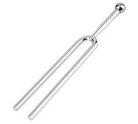 1 pièce diapason,Diapason Accordeur,Diapason en Acier Inoxydable A440 Hz,Accordeur de Guitare,A 440Hz Diapason en Acier Inoxydable,pour instrument accordeur de guitare violon(argent)