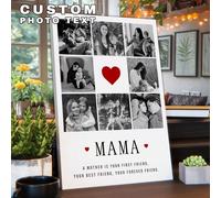 1 pièce d'impression de photo personnalisée sur canevas - impressions sur canevas avec vos photos sur un art mural personnalisé pour la chambre à coucher, le salon, le mariage, le bébé, l'animal de co