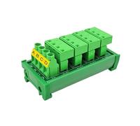 1 pièce d'installation sur rail DIN 30 A/300 V 6 x 4 connecteur à vis de position carte de dérivation bornier enfichable module de distribution