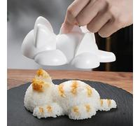 1 Piece DIY Rice Ball Sushi Molds Cute Cartoon Cat Mold Rice Mashed Potato Pumpkin Mash Baking Supplies Bento Making Kitchen Accessories.