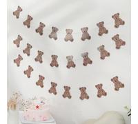 1 pièce Drapeau à tirer de conception d'ours, Noël Taille UniquePapetier