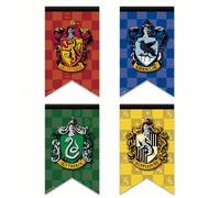 1 pièce Drapeau de jardin décoratif mural, drapeau vintage à queue d'hirondelle créatif Gryffindor Slytherin Hufflepuff Ravenclaw, décoration murale du monde des sorciers, ornements de jardin, décorat